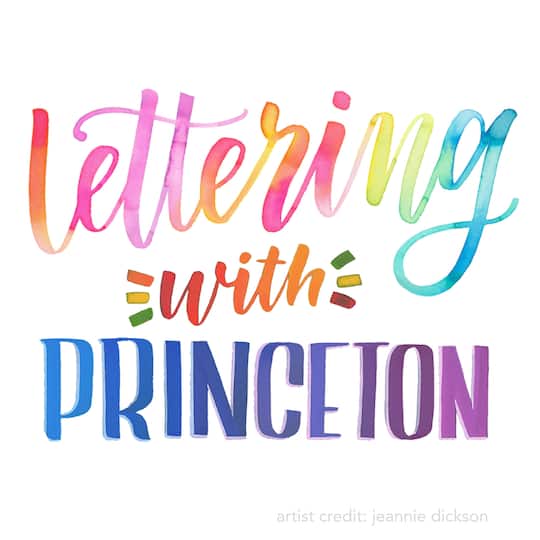 Princeton™ Lettering Professional 5-Brush Set